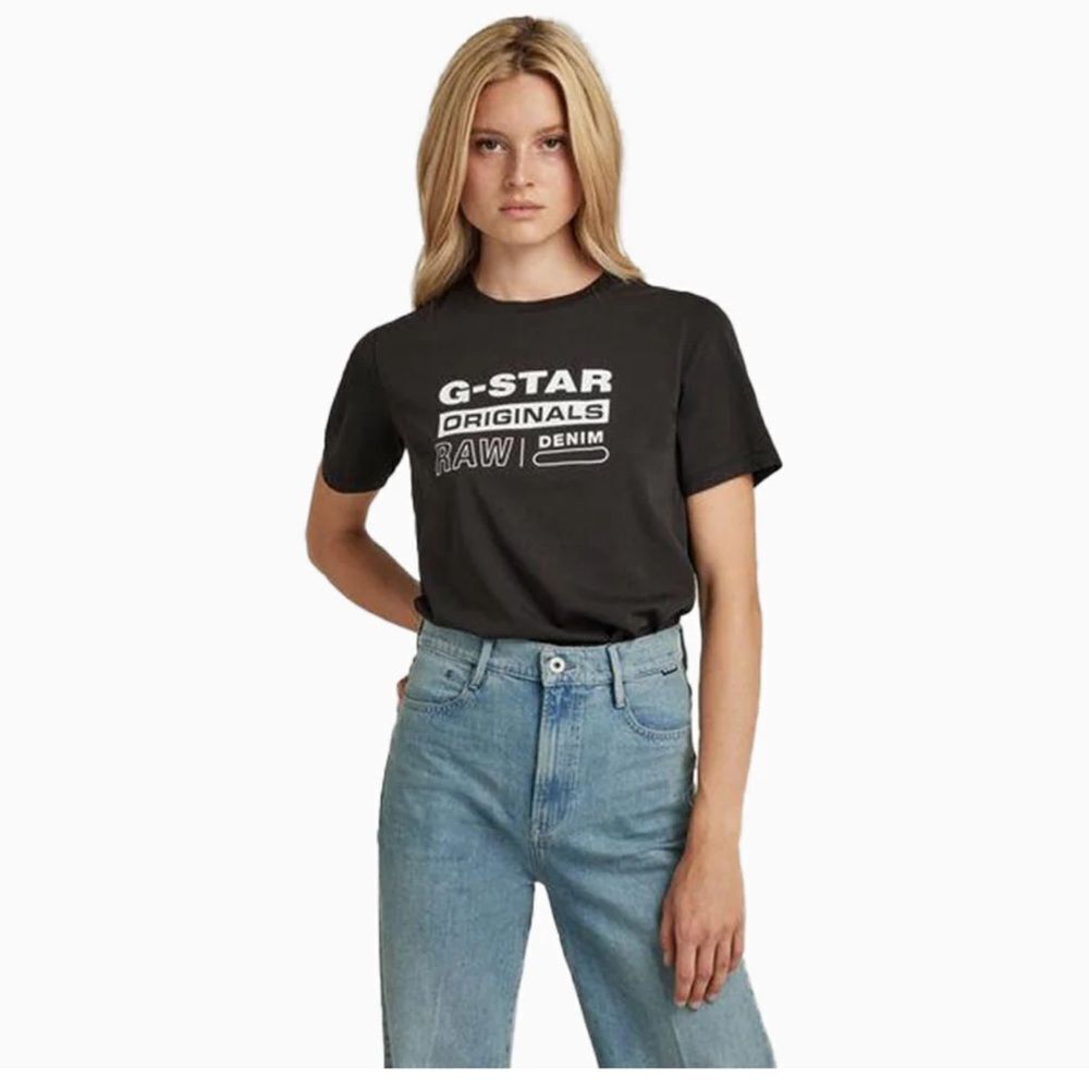 G-Star Raw Women's Originals Label Regular Fit T-Shirt NWT